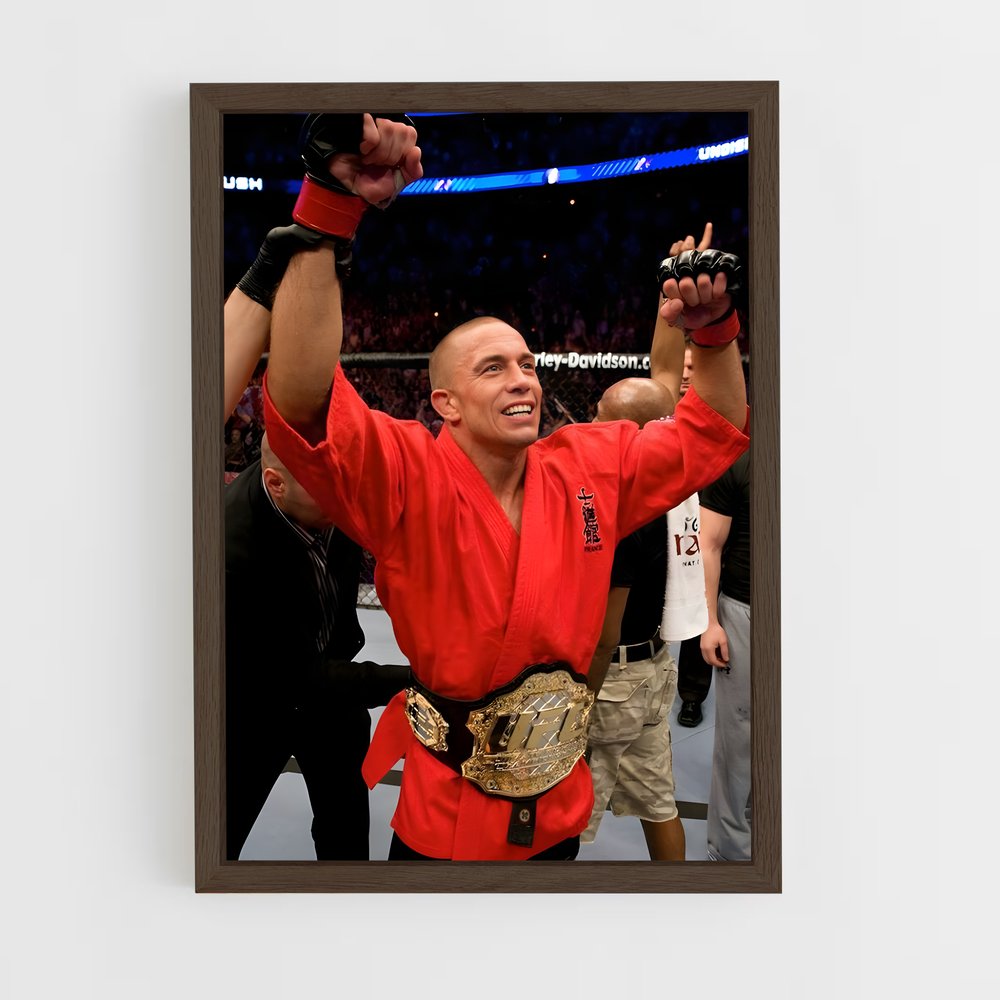 Poster La Victoire de GSP – affiche MMA (vue 5)